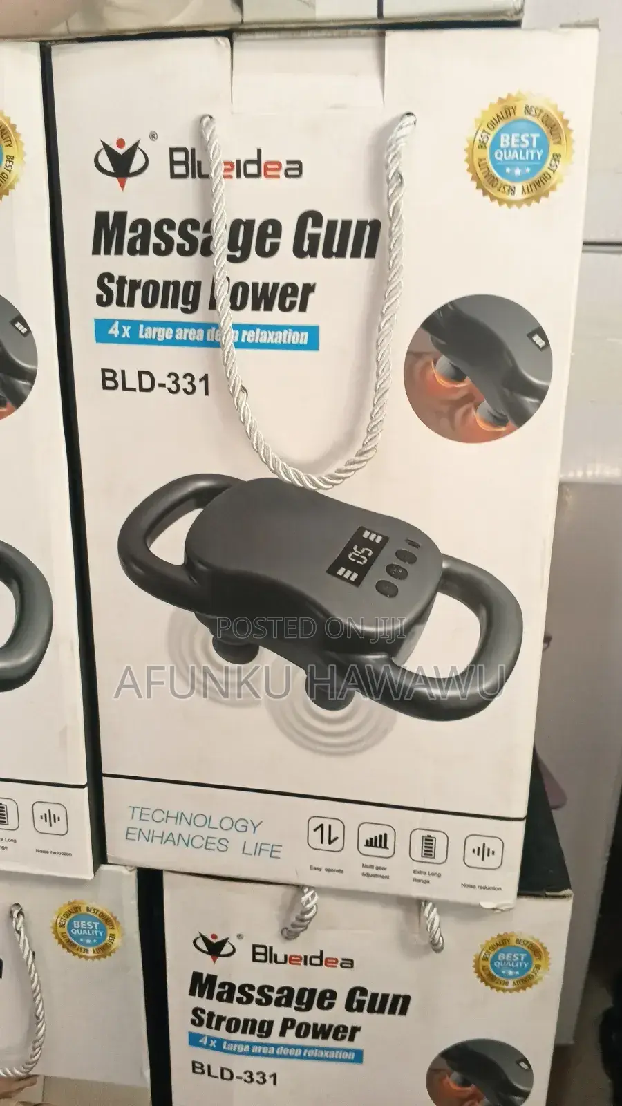 4 Head Massage Gun Strong Power Features a unique, multi-node design that provi