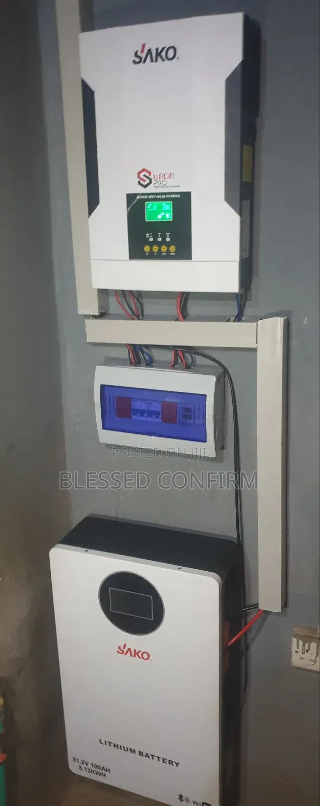 5.5kva Solar Installation With 5kwh Lithium Battery With Panel