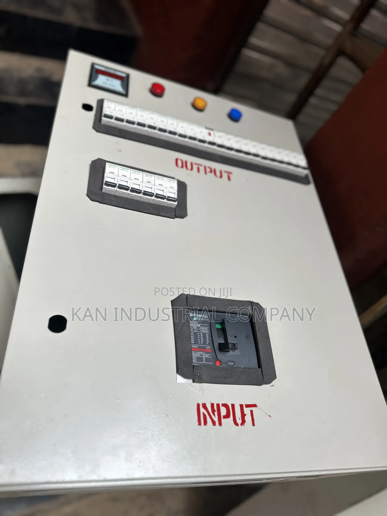 Mcb Breaker Output With 250amps Main Input