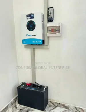 4kva Solar Installation With 2.5kwh 24v Lithium Battery