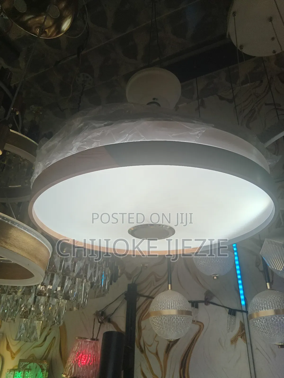Led Fan Chandelier