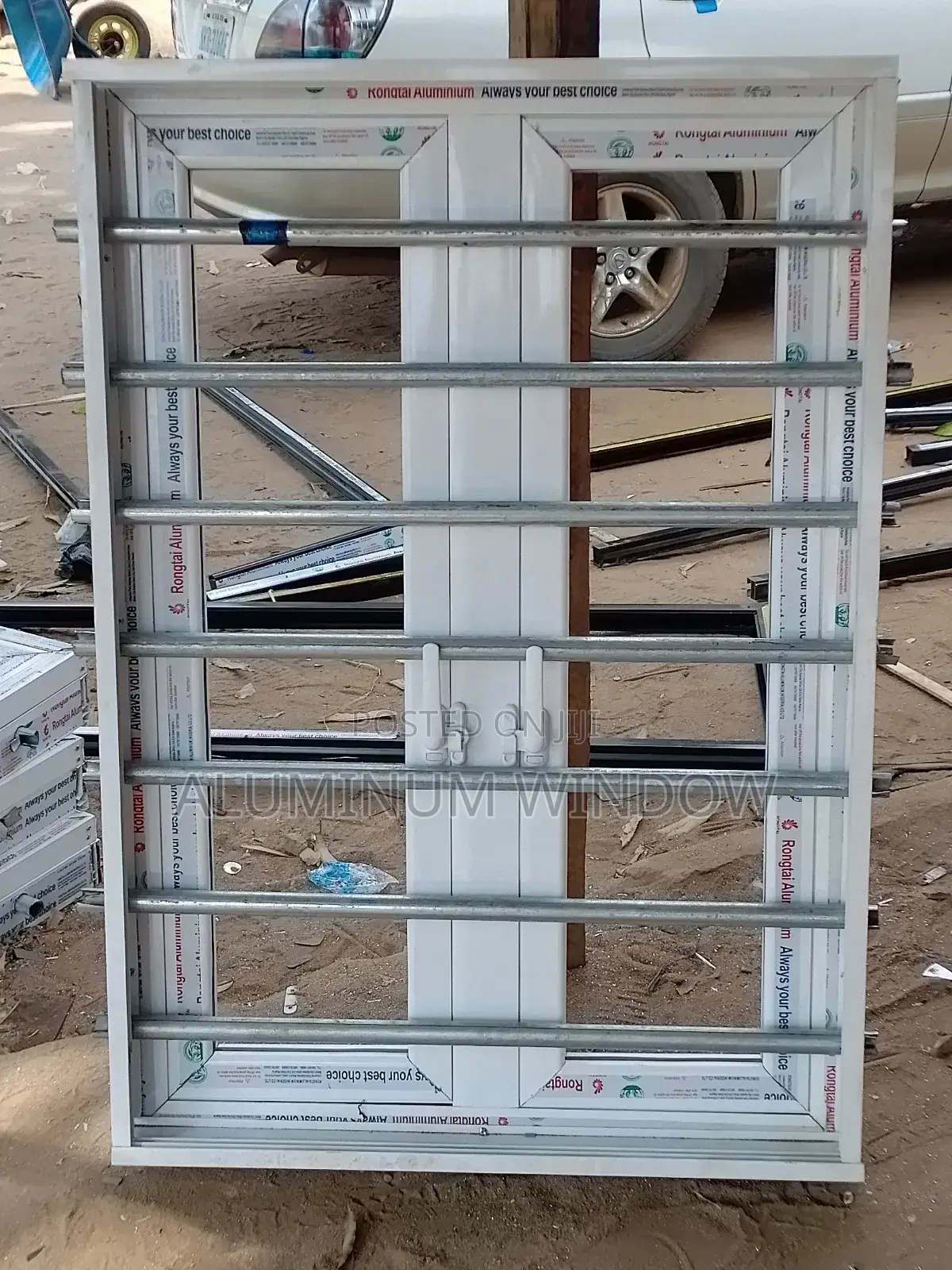 Casement Window With Pipe Galvanized and Net
