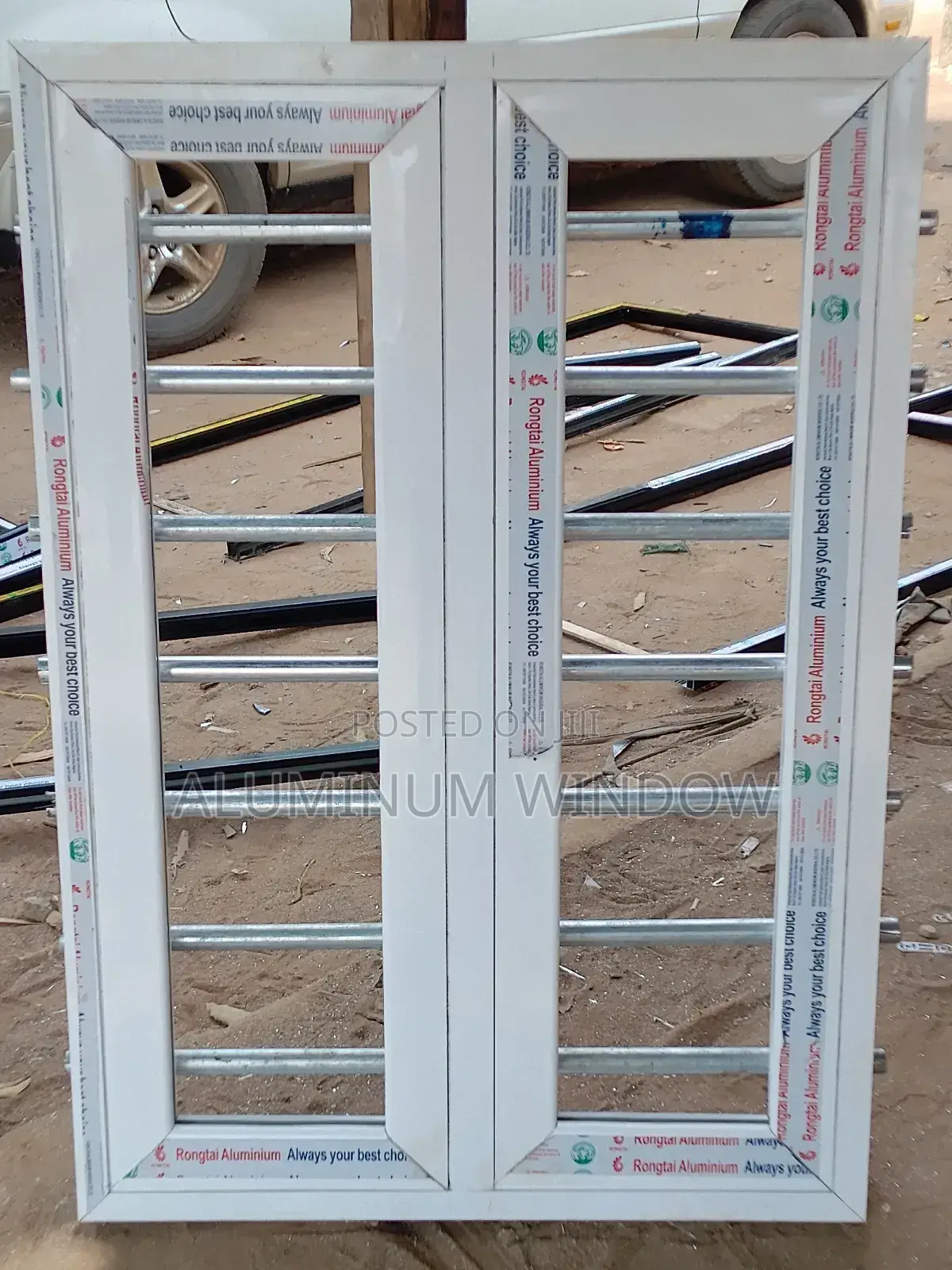 Casement Window With Pipe Galvanized and Net