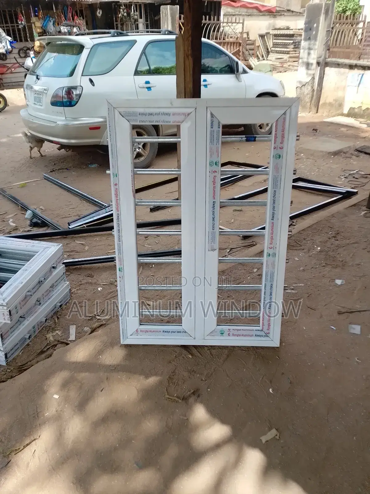 Casement Window With Pipe Galvanized and Net
