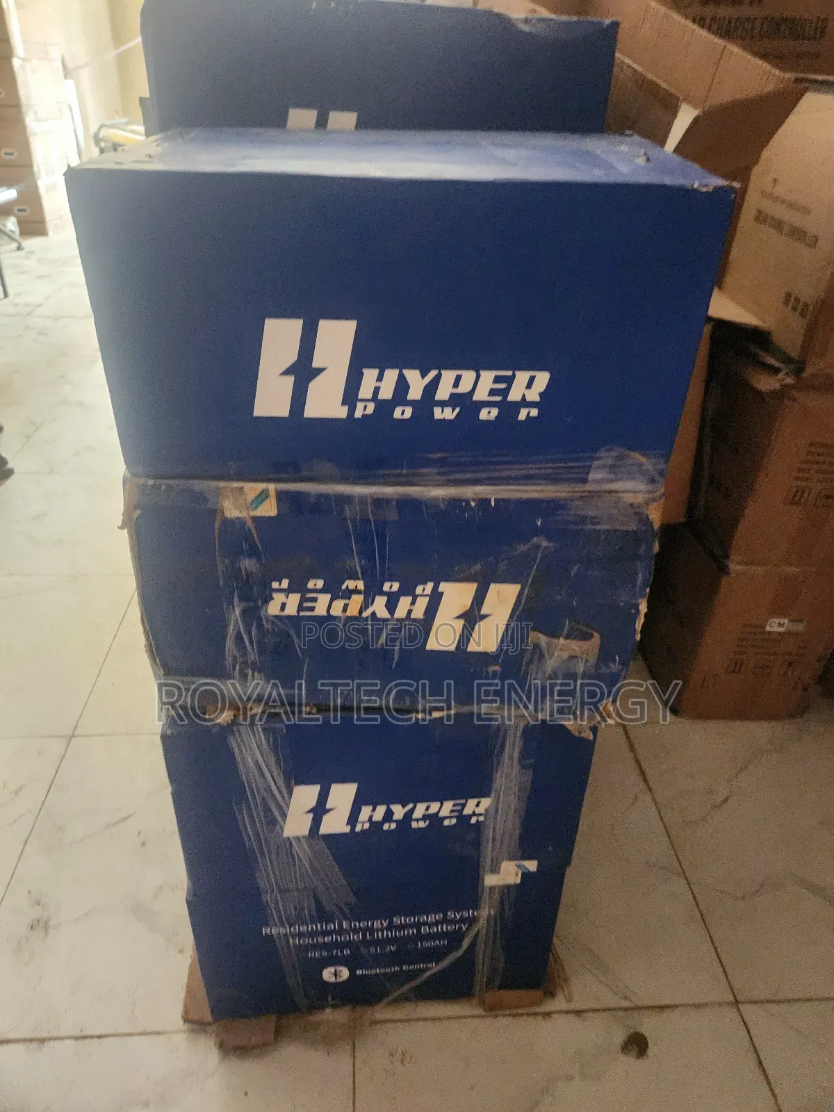 7.68kwh Hyper Power Lithium Phosphate Batteries 48v