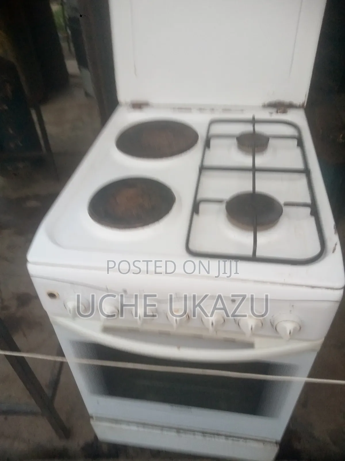 2 Gas + 2 Hot Plate Standing Cooker
