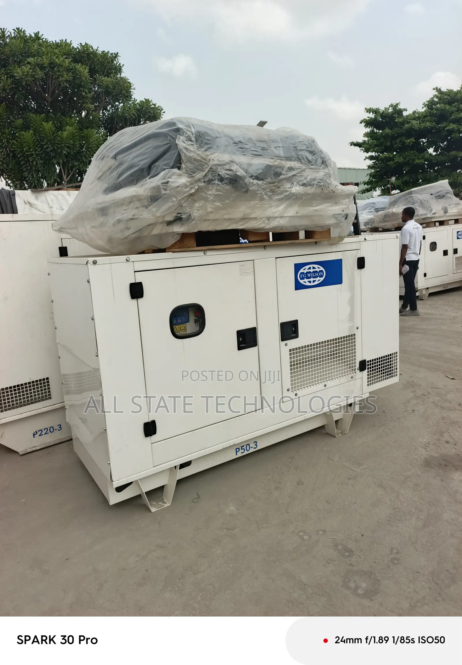 Fg Wilson 45kva Soundproof Perkins Powered Generator Set