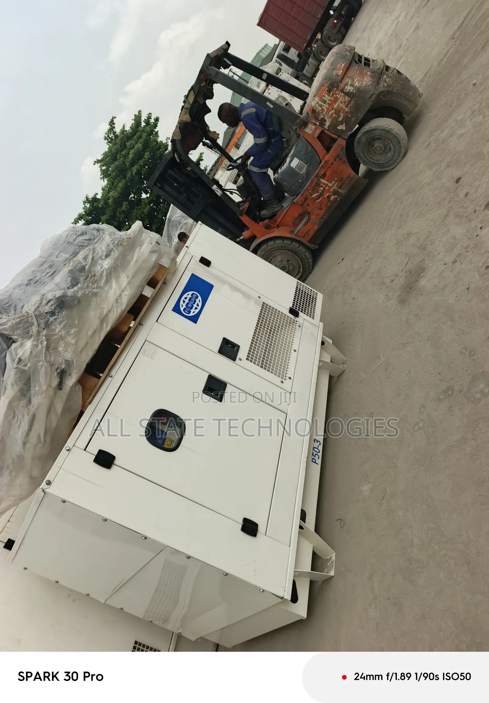 Fg Wilson 45kva Perkins Engine Silent Power Generator