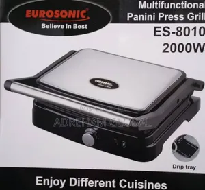 Eurosonic Multi Functional Panini Press Grill, 2000w
