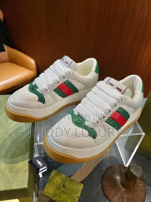 New Gucci Men’S Screener G-G Sneakers | Iconic Luxury Casual Shoes