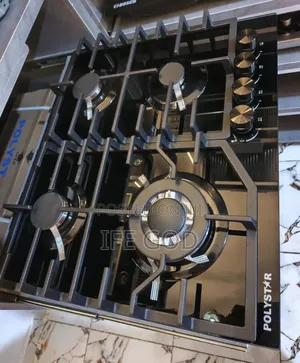 Original Polystar Built-in Automatic 4 Burners Gas Cooker Hob Copper