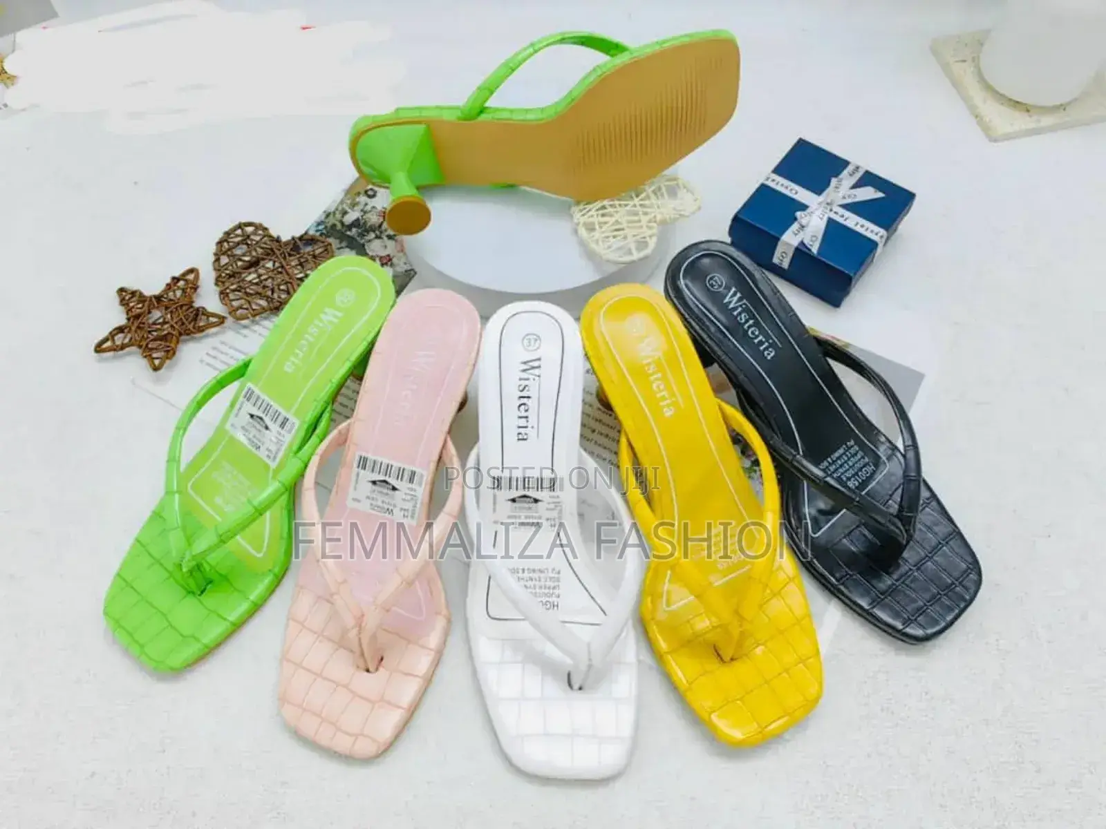 Ladies Comfy Heels Slippers