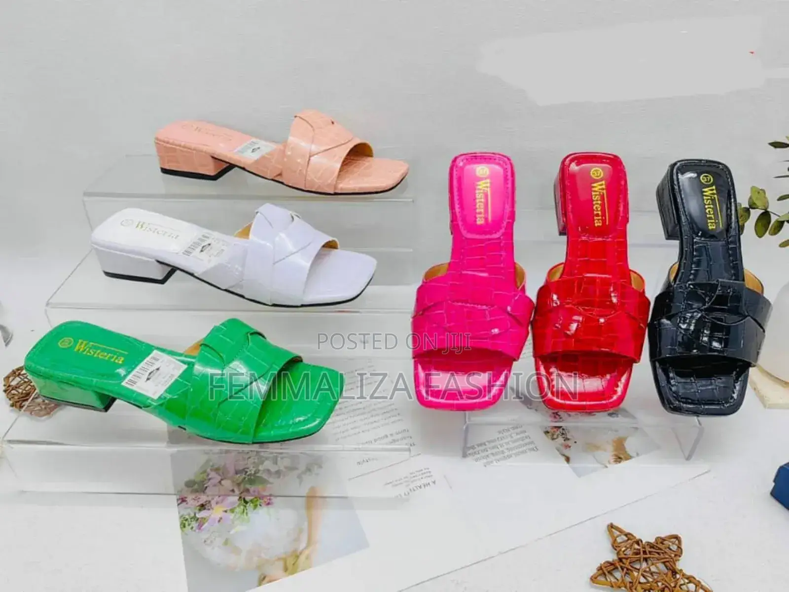 Ladies Comfy Heels Slippers