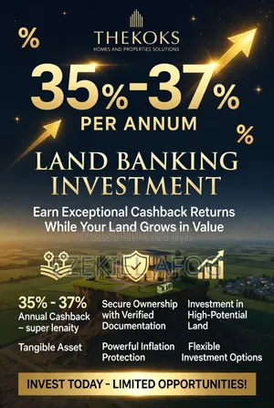 Land Banking Investment, Earn 35% Per Annum