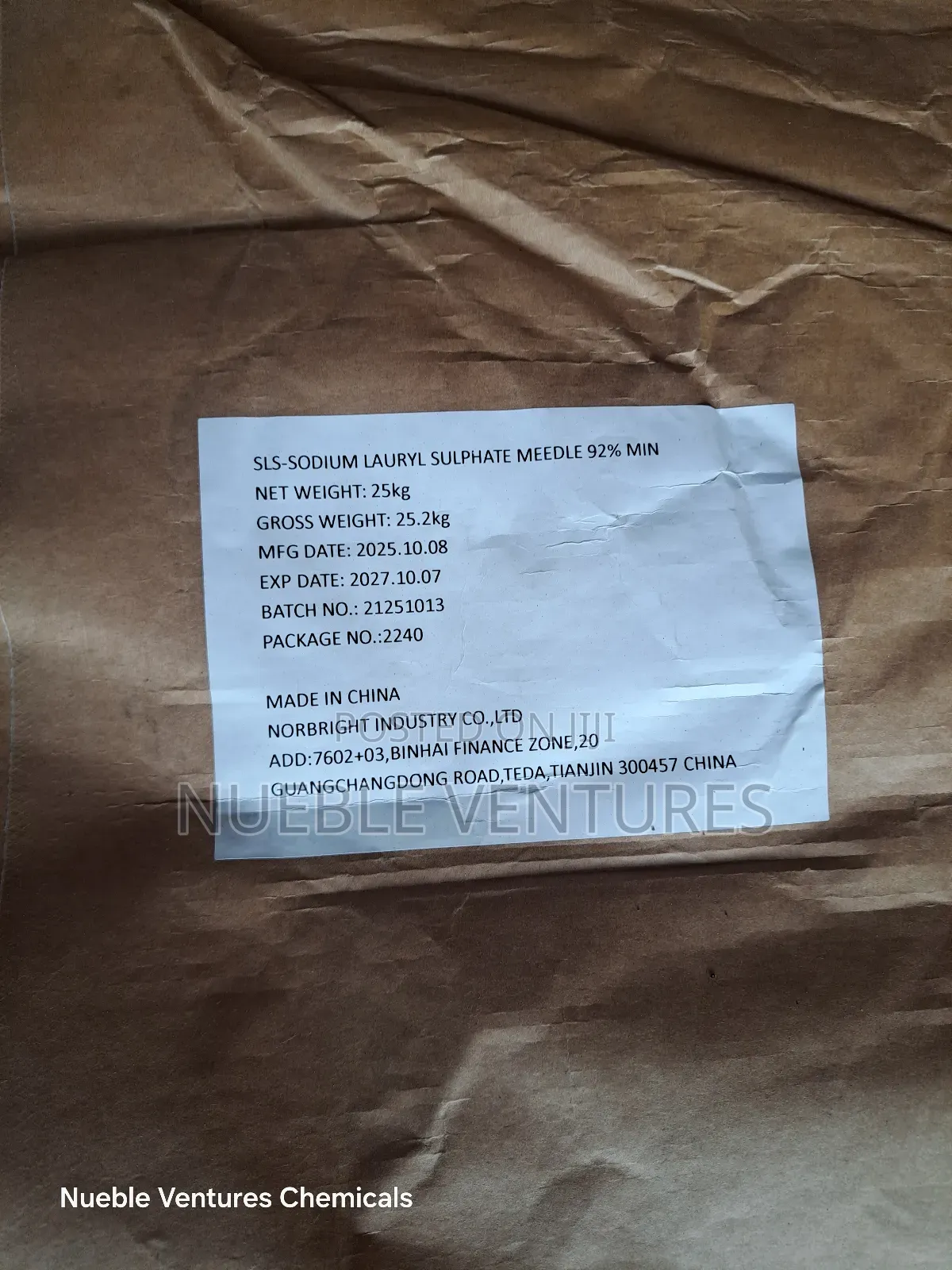 Sodium Lauryl Sulfate (Sls)