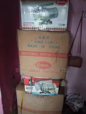 Cardboard Box for an Emel Industrial Sewing Machine.