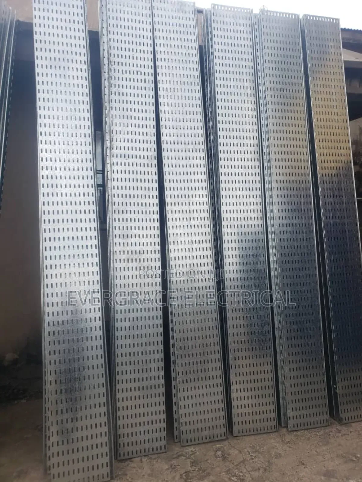 300×50 Cable Tray Galvanised 3meters Length.