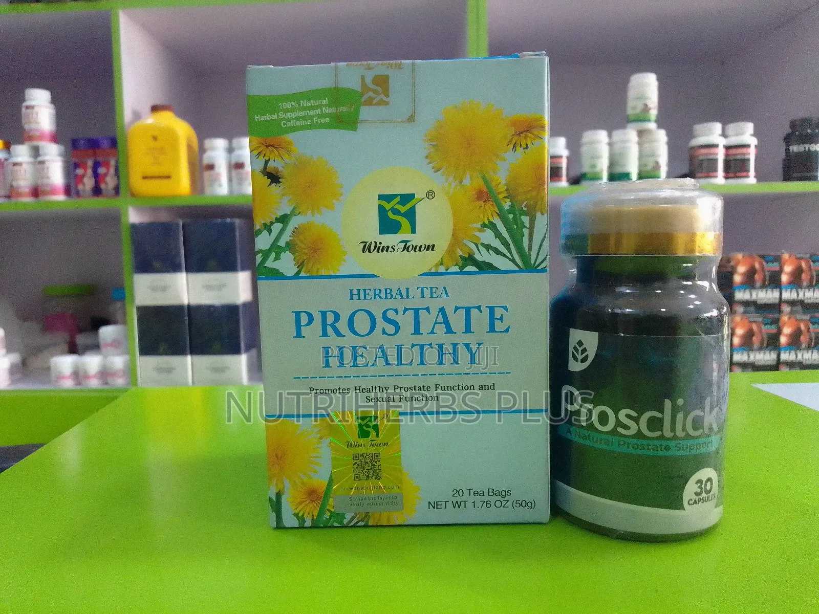 Prostate Healthy Tea+ Prosclick Capsules: For Prostate Health