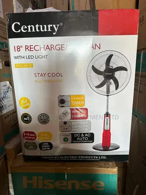 Century Rechargeable Fan 18 Inches