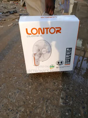 Lontor 16inches Rechargeable Fan