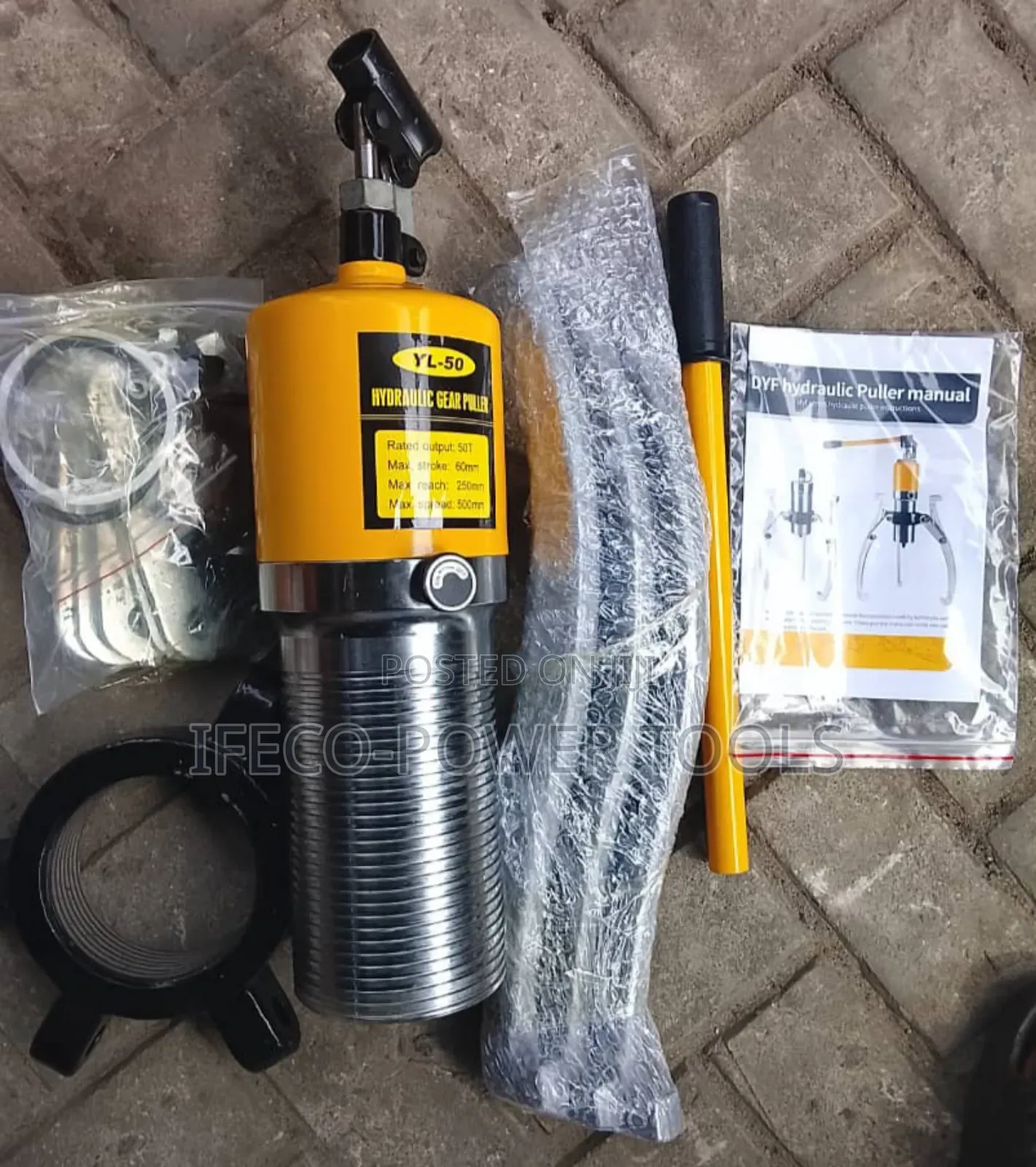 50-Ton Hydraulic Gear Puller (Model Yl-50)