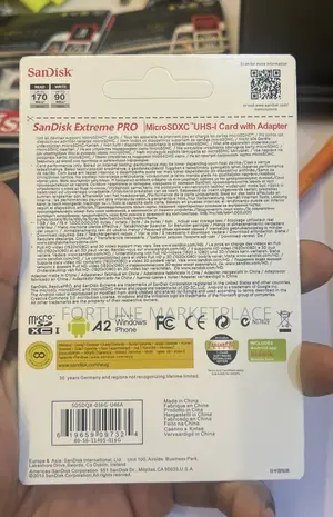Scandisk Professional Memory Card