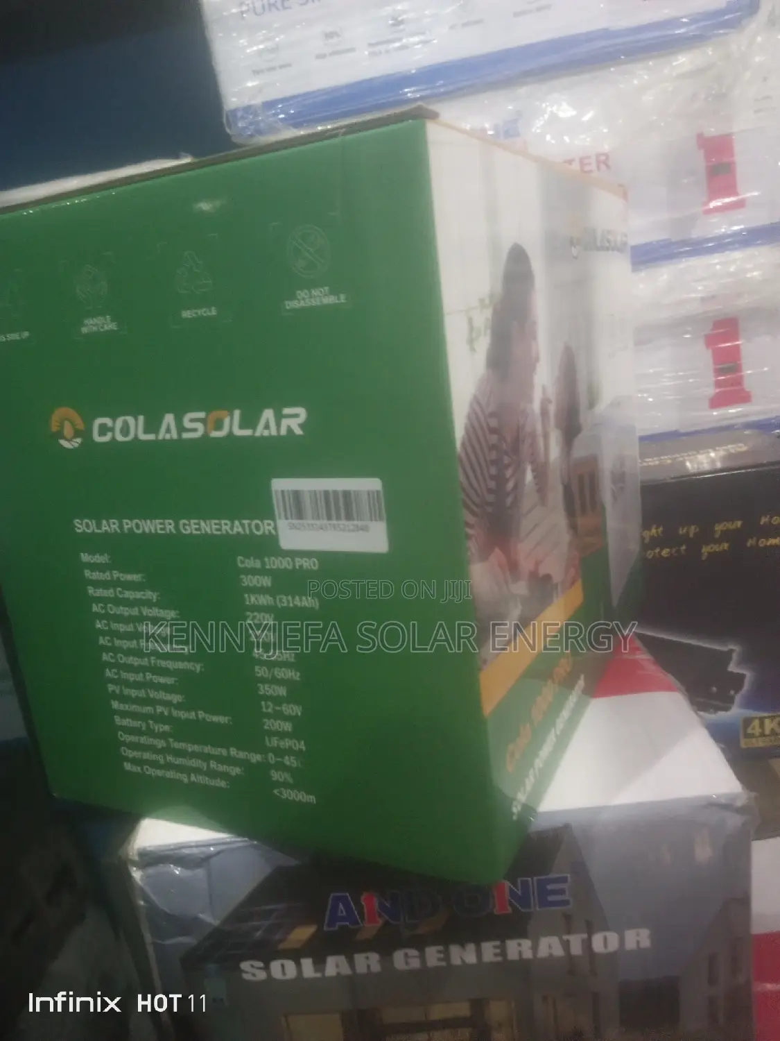 1kwh Pro Colasolar Generator With 200w Panel Is Available