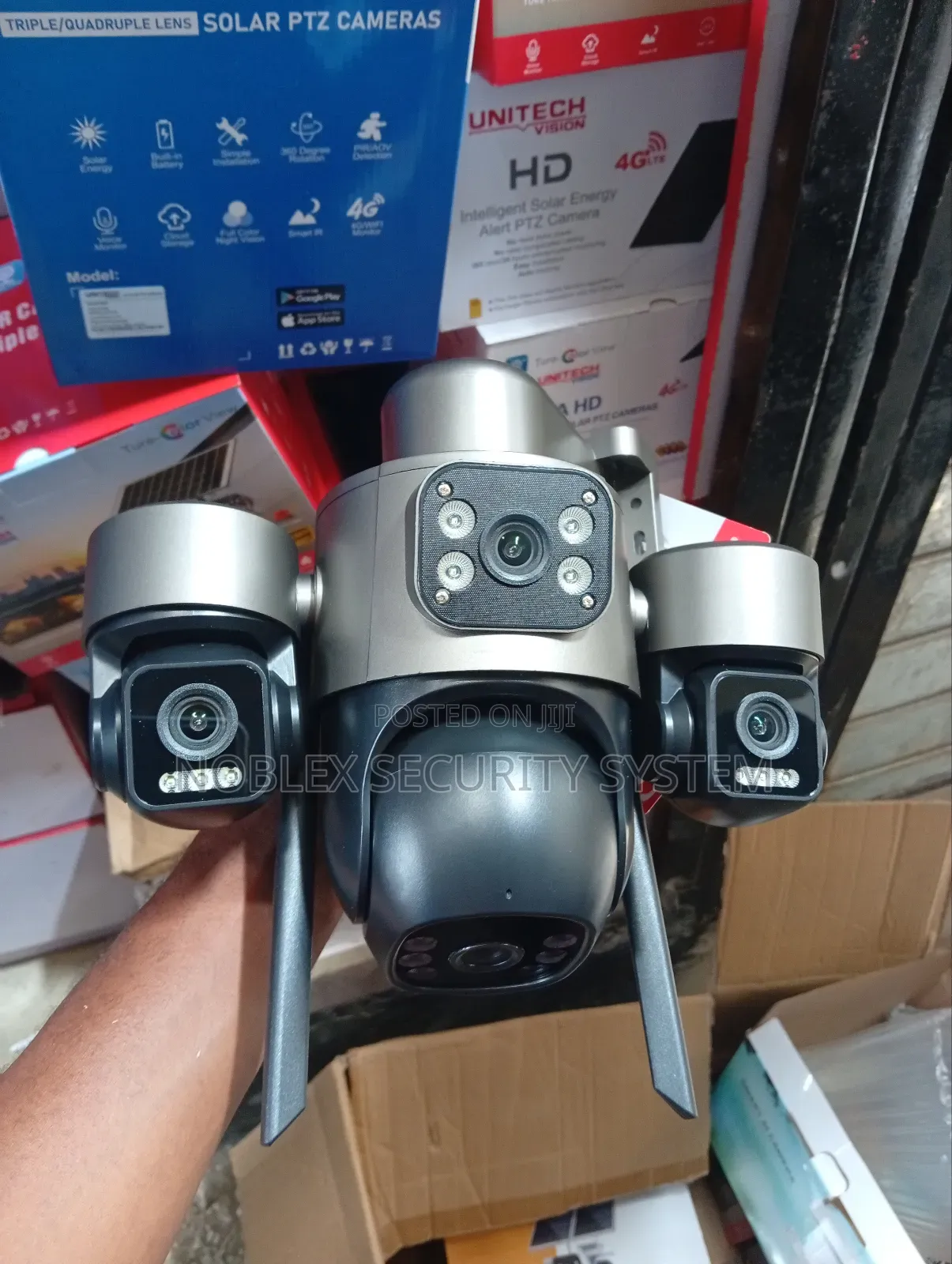 Triple Lens Solar Camera