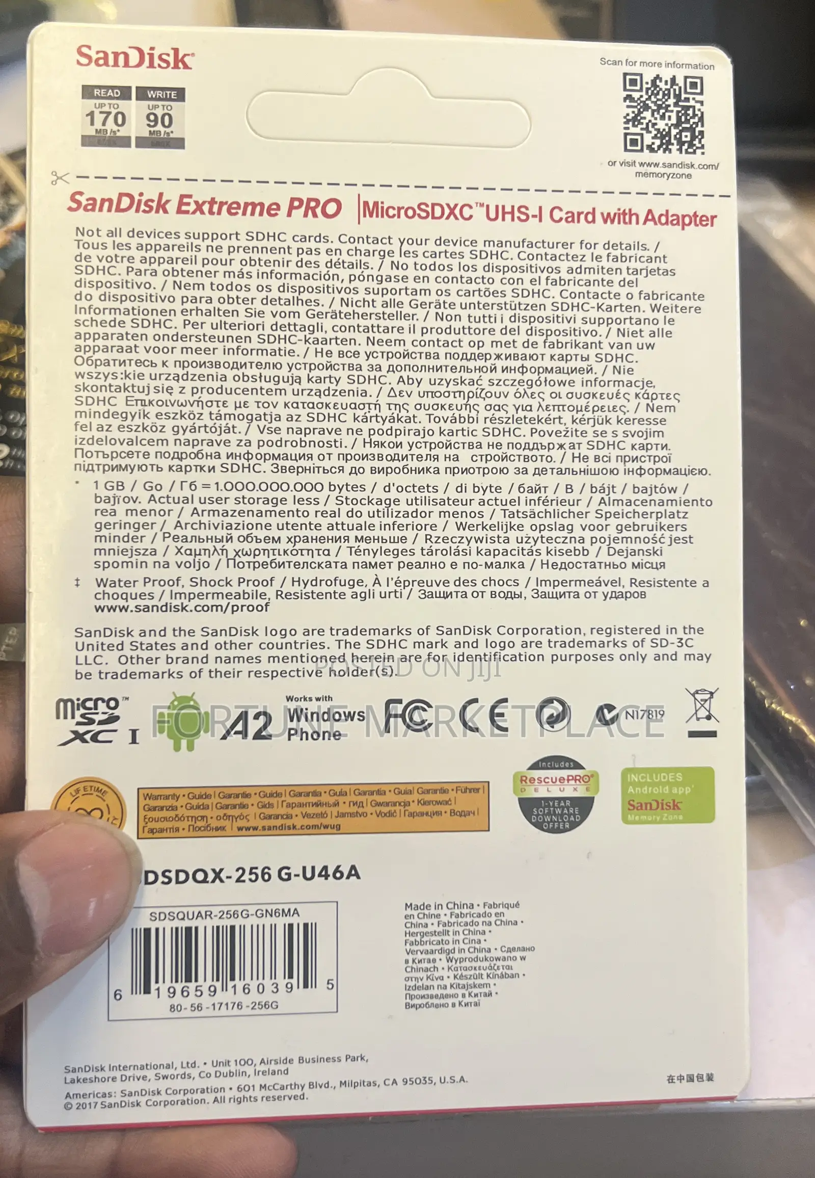 Scandisk Professional Memory Card