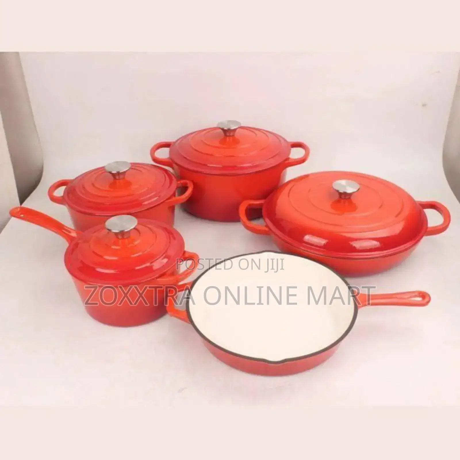 9pcs Cast Iron Cookware Set