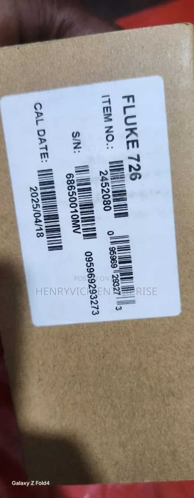 Fluke 726 Model Brand