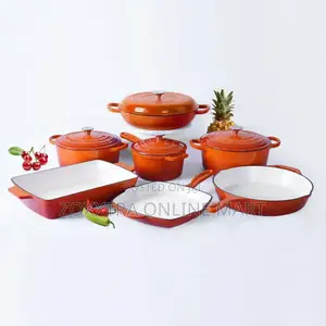 11pcs Cast Iron Cookware Set