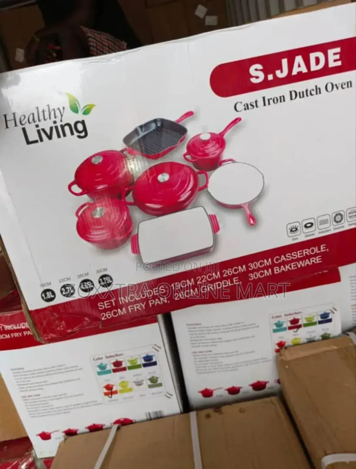 11pcs Cast Iron Cookware Set