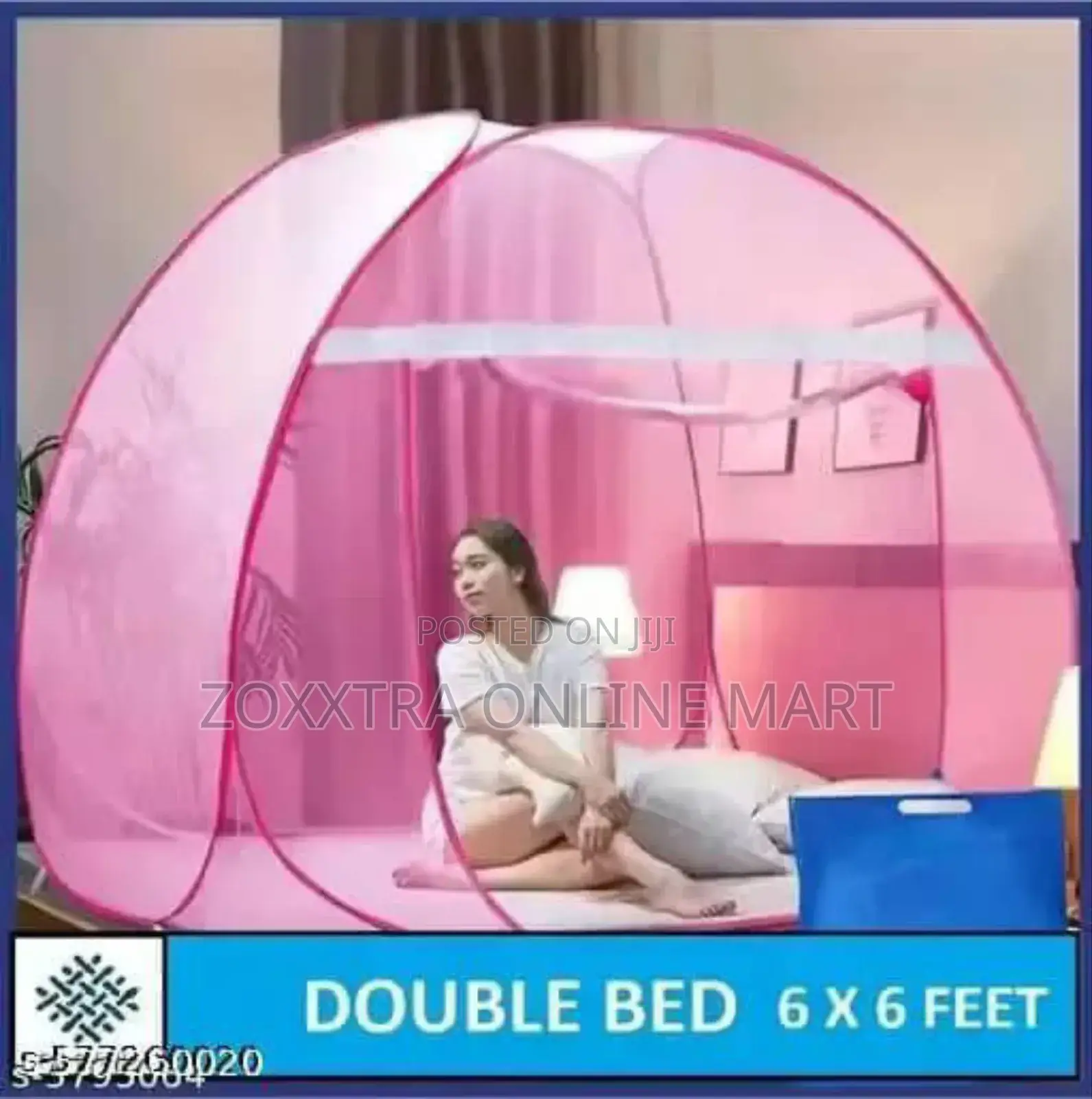 6 by 6 Pop-Up Foldable Mosquito Net