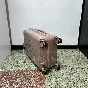 Rose Gold Hard Shell Travel Suitcase