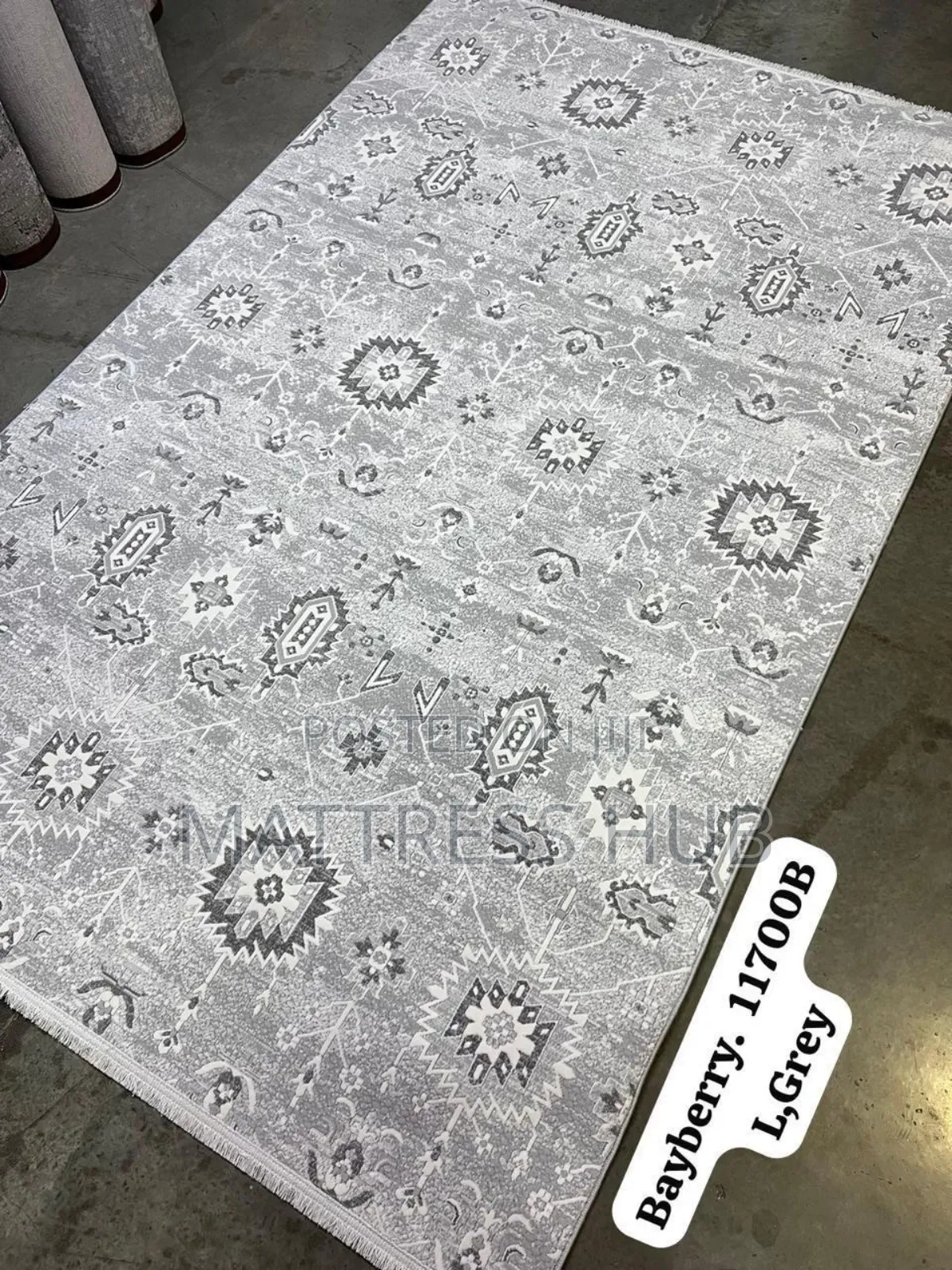 Bayberry Turkish Light Grey 5ft By 7ft