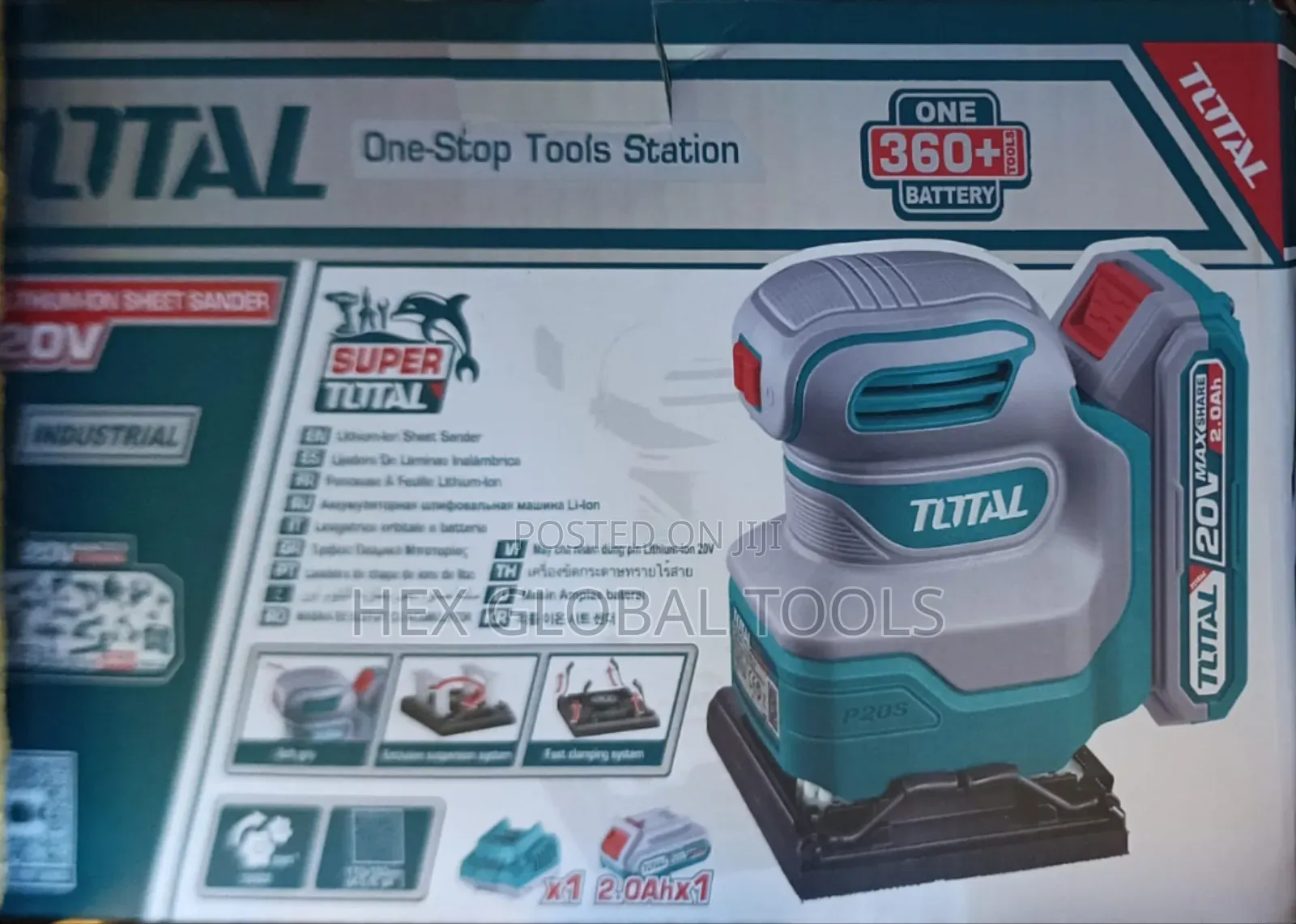 Total Cordless Sander Machine