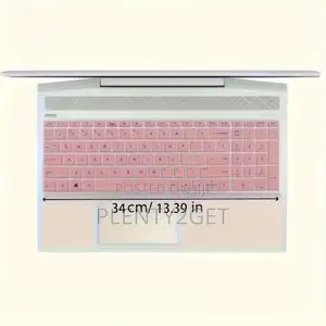 1 Silicone Waterproof Keyboard Case With Cute Bear and Heart Design