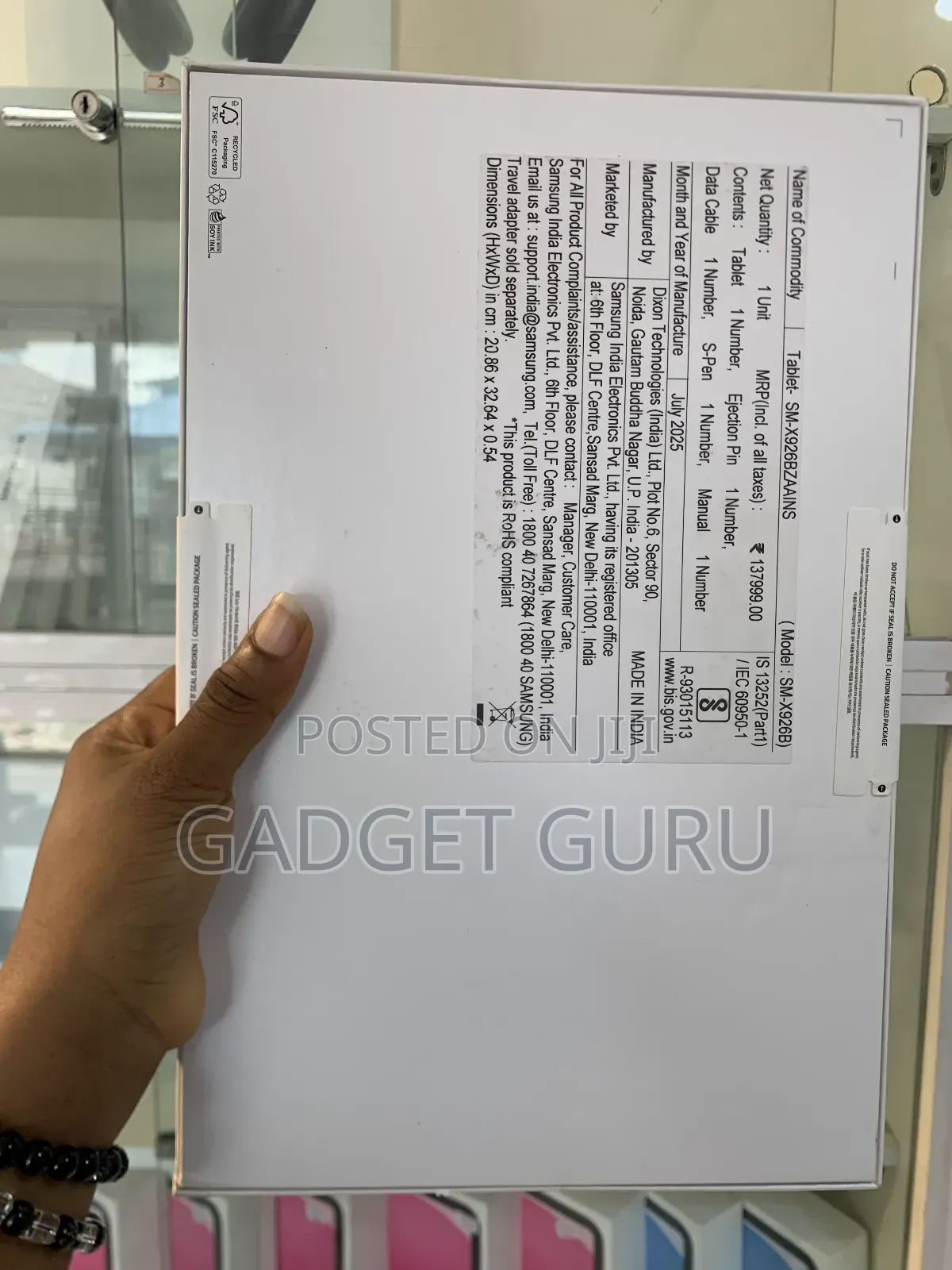 New Samsung Galaxy Tab S10 Ultra 256 GB Gray