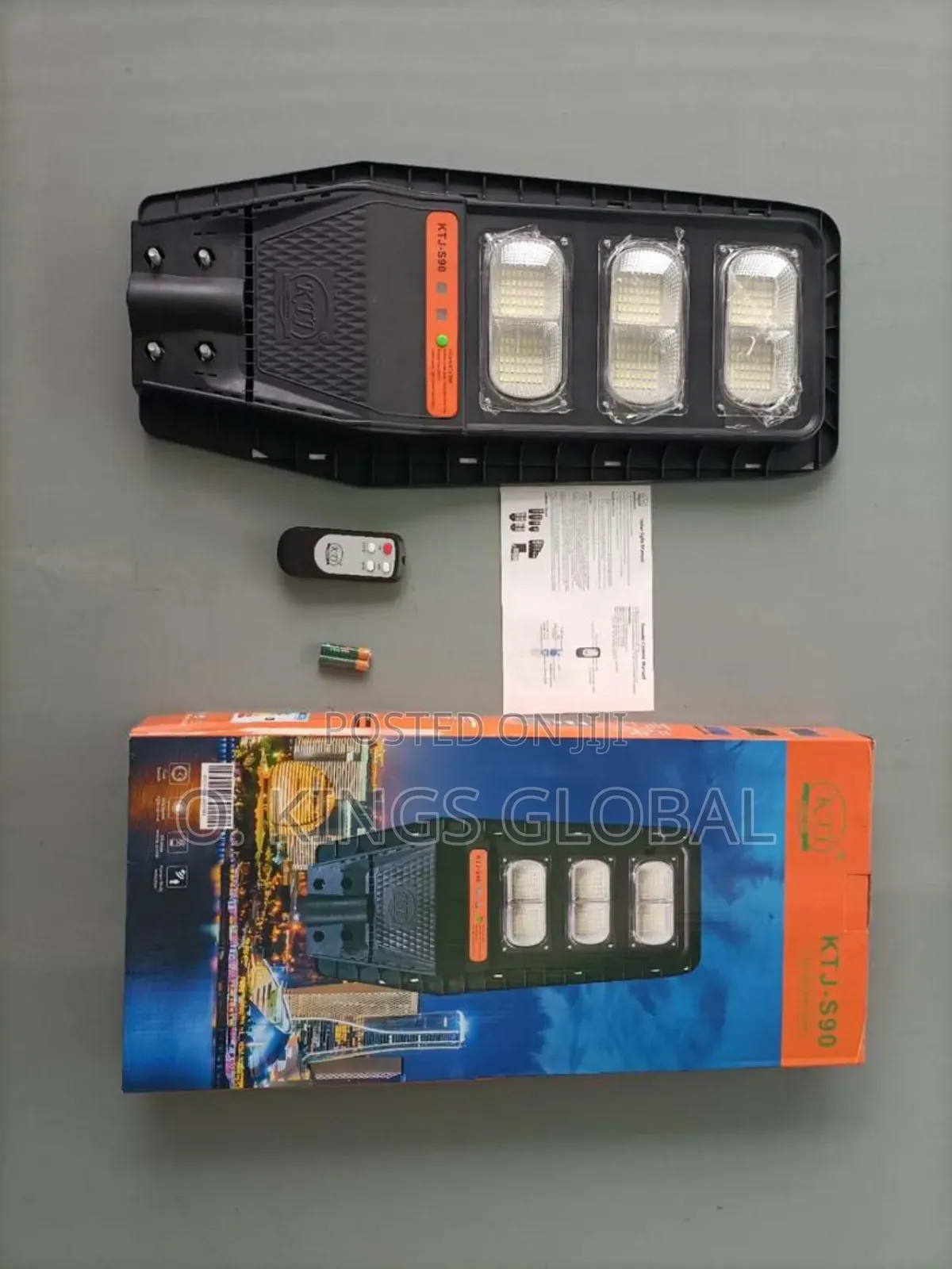 Ktj 200w Solar Street Fan 3 Eyes