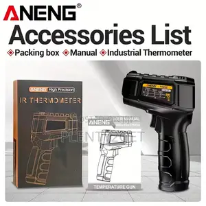 1pc Aneng Th202 Infrared Thermometer Hygrometer, Non-Contact Sensing