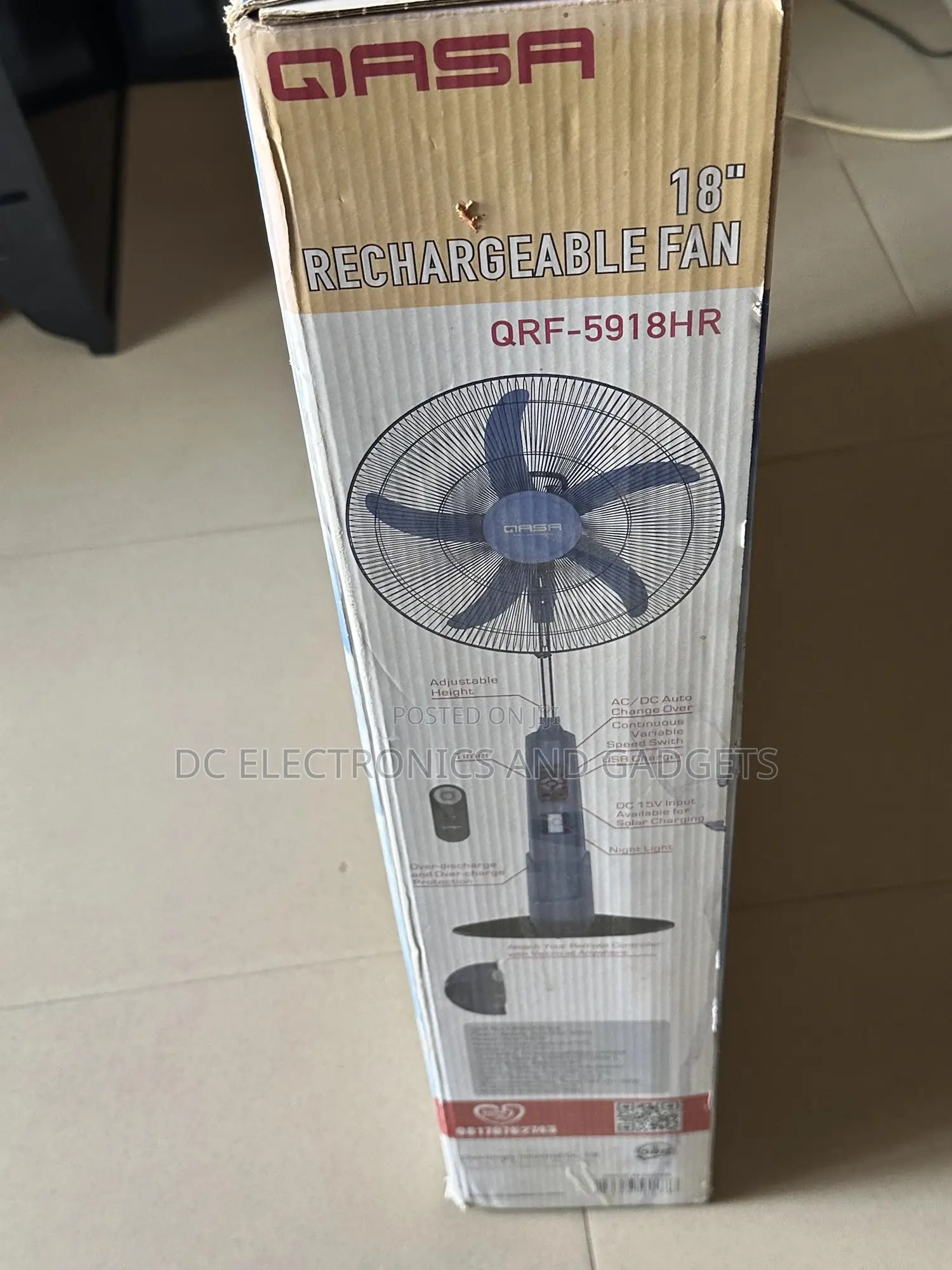 Rechargeable Fan