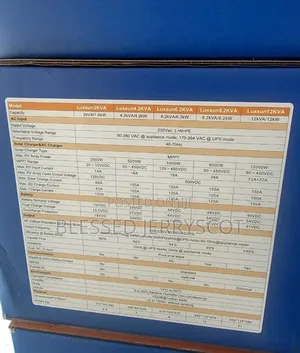 Luxsun 8.2kva 48v Hybrid Solar Inverters Available In Stock.