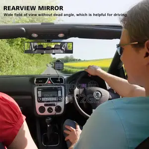 1pc Car Blind Spot Mirror - Wide-Angle Convex Rearview Mirror for Cars