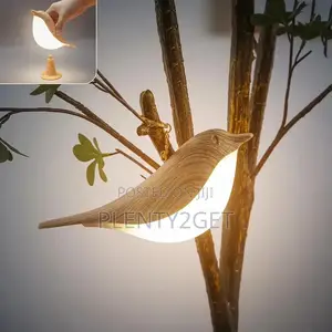 1pc Dimmable Bird Desk Lamp With Touch Control Cordless Table Lamp