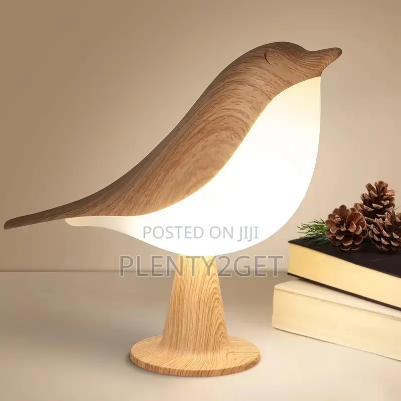 1pc Dimmable Bird Desk Lamp With Touch Control Cordless Table Lamp