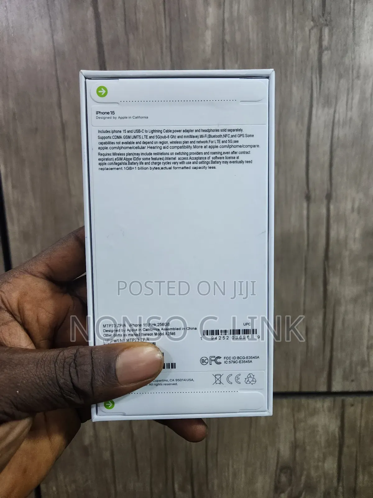 New Apple iPhone 15 256 GB Pink