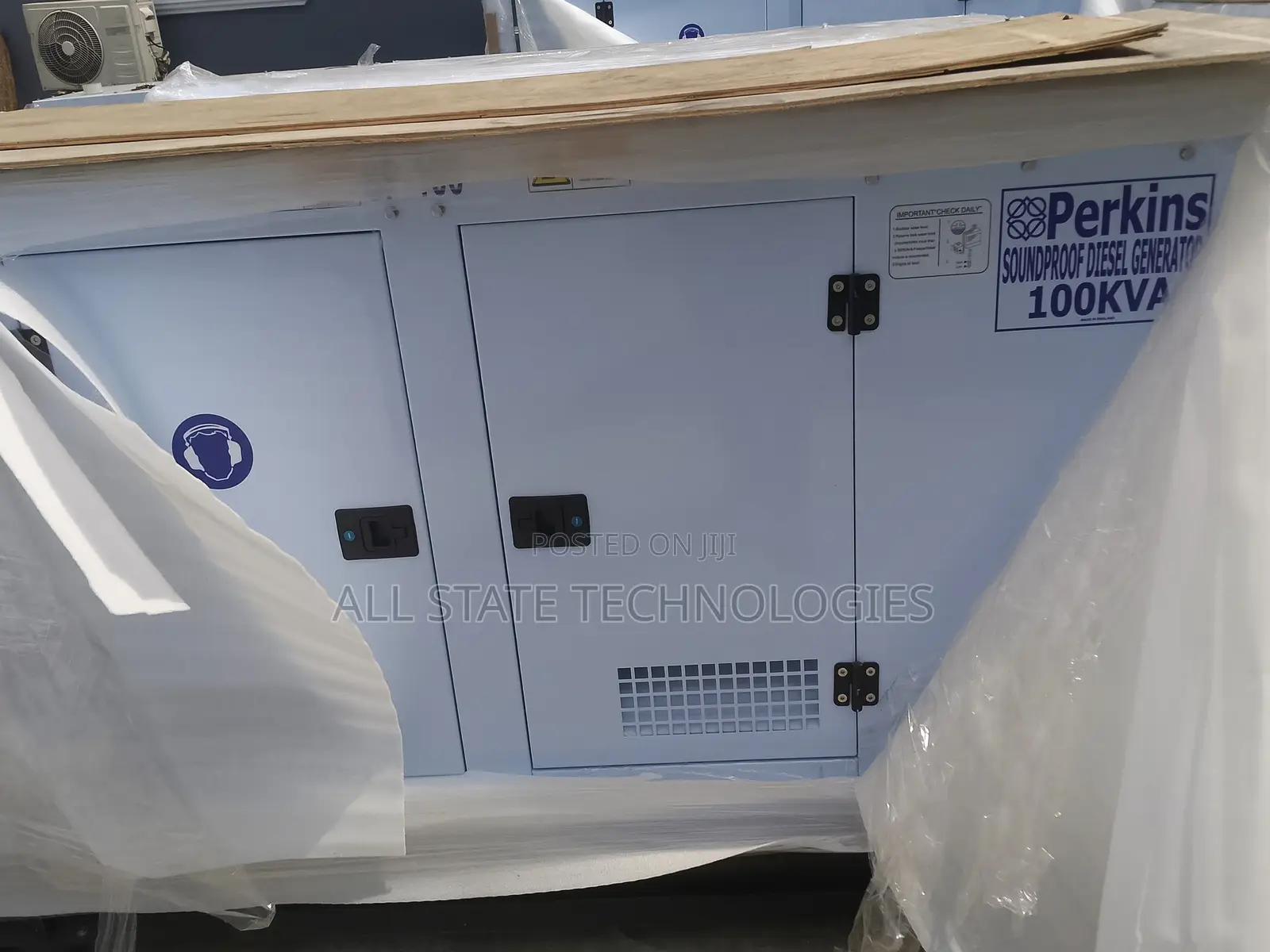 Perkins 100kva Silent Generator With Original Engine