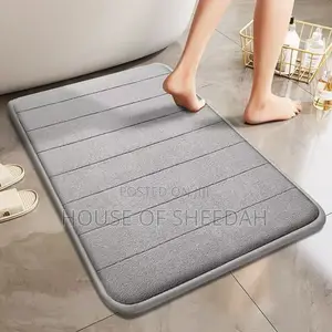 Velvet Simple Style Bathroom/Toilet Non Slip Mat