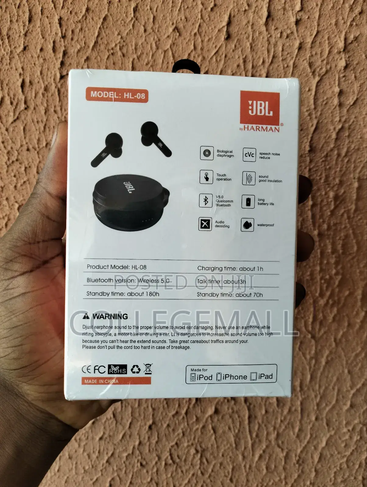 JBL Hl-08 Wireless Earphone